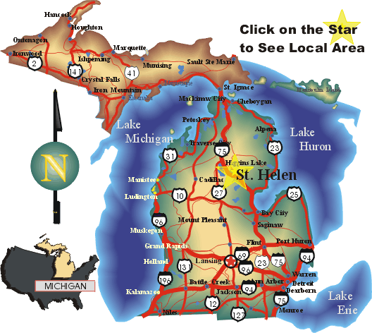 Saint Helen Map